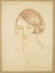 Agnes M Richmond Original Drawing Portrait 1920s LISTED  