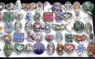 Wholesale Bulk 10pcs Vintage Glaze Enamel Rings 1544  