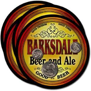  Barksdale , WI Beer & Ale Coasters   4pk 