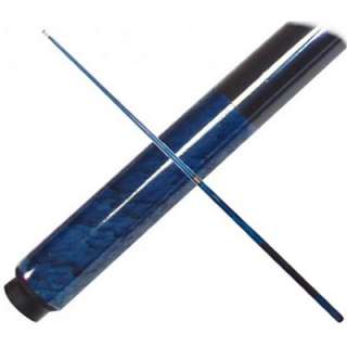 BLUE MARBLE Graphite Pool Cue with Case, Billiards  