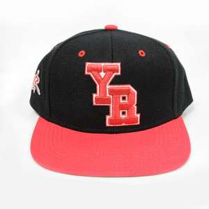 YOUNG & RECKLESS College Hat Black/Red SnapBack Adjustable Drama 