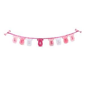   Holidays Felt Its A Girl Baby Shower Party Banner Toys & Games