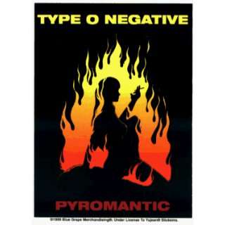  Type O Negative   Pyromantic (Girl Smoking with Fire 