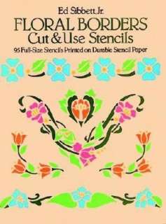   Easy to Use Floral Borders Plastic Stencils by 