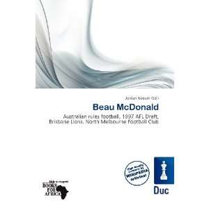  Beau McDonald (9786200537362) Jordan Naoum Books