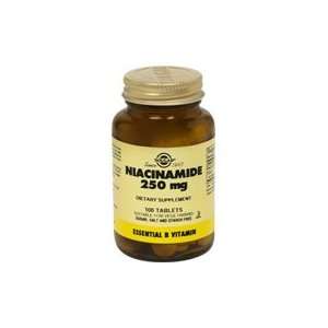 Niacinamide 250 mg   Helps maintain the health of skin, nerves, 100 