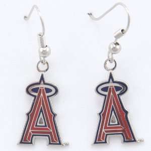 Anaheim Angels Logo Wire Earrings 