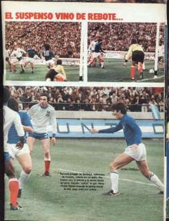SOCCER WORLD CUP 1978 Argentina Vs Hungary Magazine  