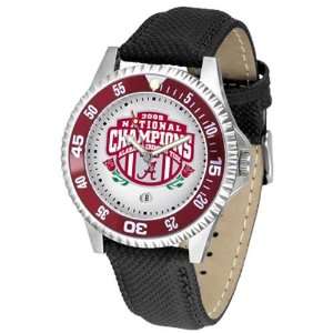   Tide 2009 BCS National Champions Mens Competitor Leather Sport Watch