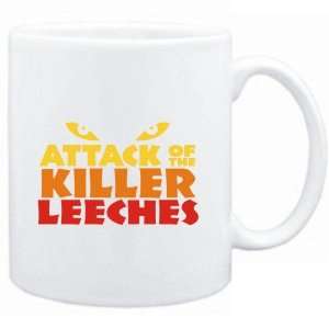  Mug White  Attack of the killer Leeches  Animals Sports 