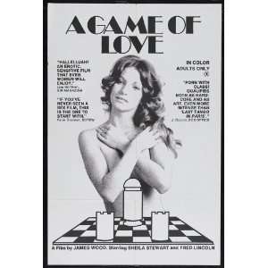  A Game of Love (1977) 27 x 40 Movie Poster Style B