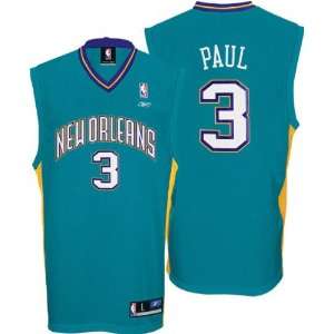  Chris Paul Teal Reebok NBA Replica New Orleans Hornets 