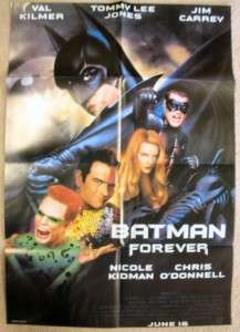 Batman Forever Val Kilmer 1991 Advance movie poster 309  
