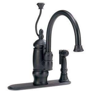  Belle Foret Tumbled Bronze Kitchen Faucet/Spray/Plate 