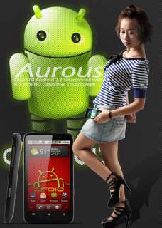 Aurous   Dual SIM Android 2.2 Smartphone with 4.3 Inch HD Capacitive 