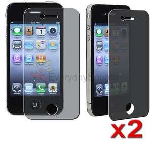 Privacy LCD Screen Filter Protector Guard Film Cover For iPhone 4 4S 