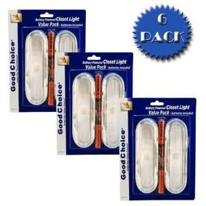 GOOD CHOICE BATTERY OPERATED ANYWHERE LIGHTS WITH 18 AA BATTERIES (6 