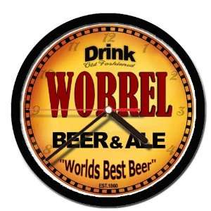  WORREL beer and ale cerveza wall clock 