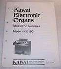kawai model k e150 schematics manual 