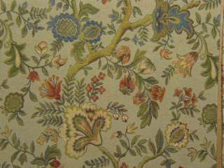 Italian Floral Tapestry Upholstery Fabric Gold  