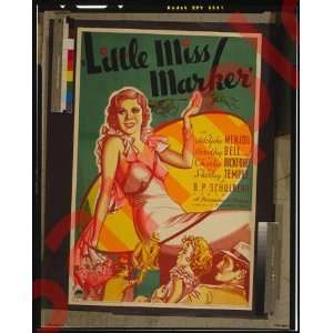   Little Miss Marker Shirley Temple Menjou Bickford Dell