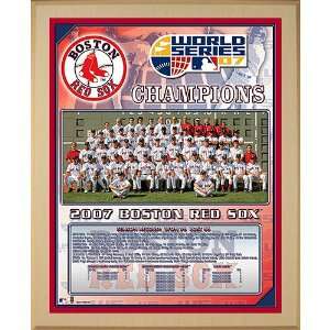  Healy Boston Red Sox 2007 World Series Team Picture Plaque 