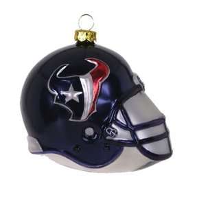 Scottish Christmas Houston Texans NFL Glass Football Helmet Ornament 3 