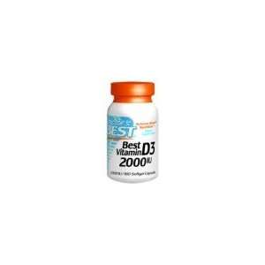  Best Vitamin D3 2000 IU 180 sgels by Doctors Best Health 