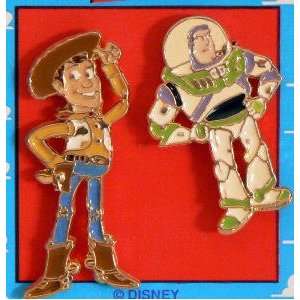  TOY Story   BUZZ + WOODY Metal Pins 