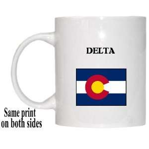  US State Flag   DELTA, Colorado (CO) Mug 
