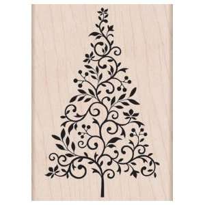 Hero Arts   Woodblock   Christmas   Wood Mounted Stamps   Branch and 