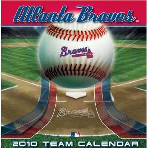  ATLANTA BRAVES 2010 MLB Daily Desk 5 x 5 BOX CALENDAR 