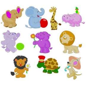  Zoo Friends Collection Embroidery Designs on Multi Format 