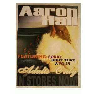 Aaron Hall Promotional Poster Adults Only