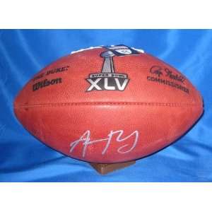  Aaron Rodgers Signed Super Bowl XLV Football Packers 