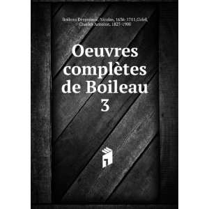    1711,Gidel, Charles Antoine, 1827 1900 Boileau DesprÃ©aux Books