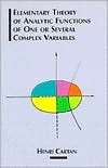   Variables, (0486685438), Henri Cartan, Textbooks   