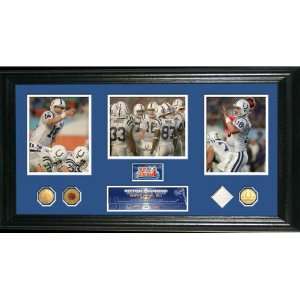 Indianapolis Colts PEYTON MANNING Game Used Jersey & Football Super 