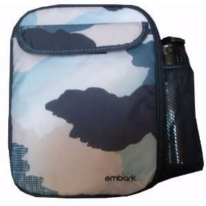  Embark Insulated Blue Camo Lunch Box Kit with Water Bottle 