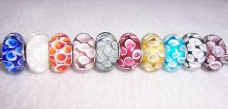 10pcs colorful special and gorgeous beauty lampwork glass beads 
