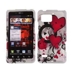 Premium   Motorola XT875 / Droid Bionic Transparent Multiple Red 