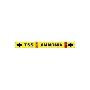  AMMONIA TSS LIQ HIGH   IIAR Self Stick Pipe Markers   IIAR 