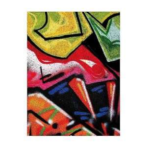  Colorful Graffiti (detail   Poster by Jenny Kraft (13x19 