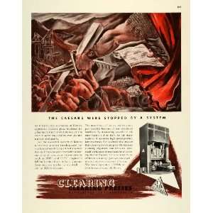  1944 Ad Clearing Machine Corp Chicago Rome Caesar Clearing 