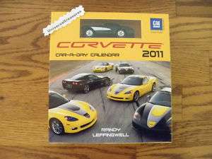 2011 Corvette car a day calendar die cast car sealed  