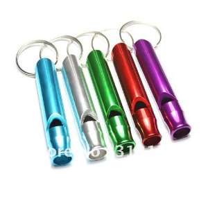   survival whistle;train whistle;aluminum;multicolor.100 pcslot