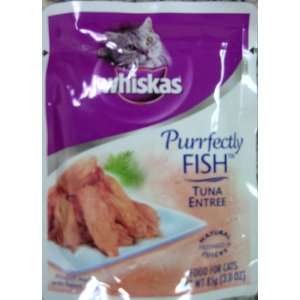 Whiskas Purrfectly Fish Food for Cats, 3 ounce Pouches (Pack of 24 