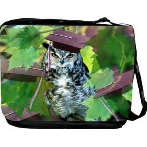  Rikki KnightTM Wise Owl Design Messenger Bag   Book Bag 