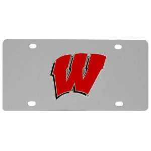    Wisconsin Badgers NCAA Logo License Plate