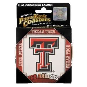  Texas Tech Red Raiders Cardboard Coasters 8 Pack Kitchen 
